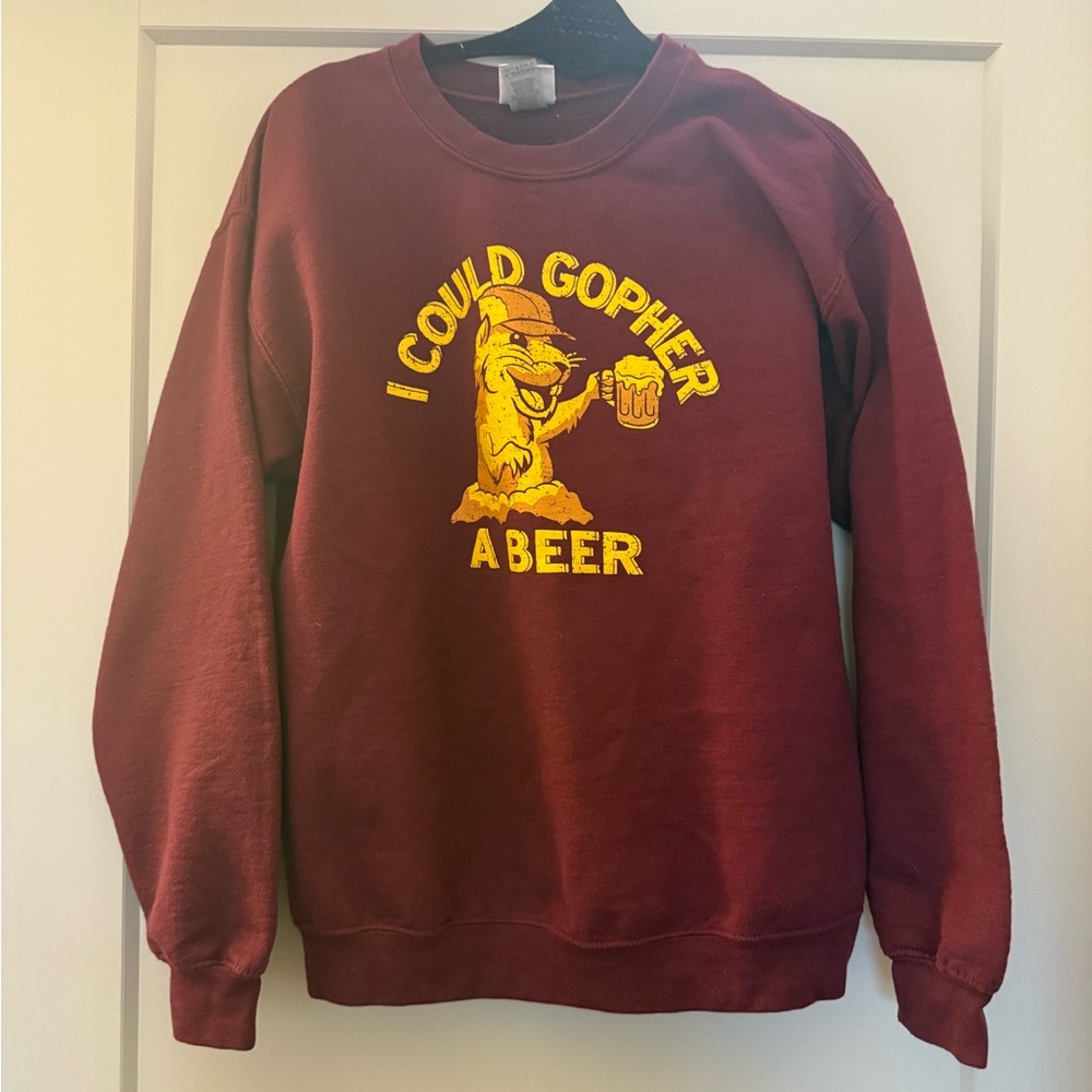 Gopher A Beer Graphic Men's Crewneck